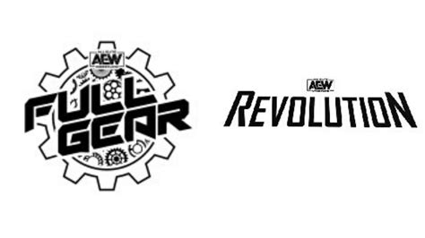 AEW Trademarks AEW Revolution, Plus Full Gear Logo