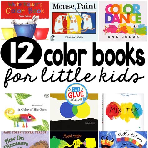 12 books about colors for little kids