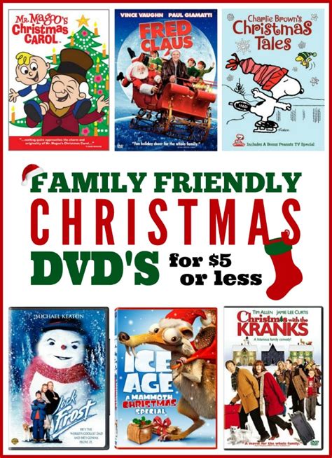 *UPDATED* Family-Friendly Christmas DVD's for $5 or less - Frugal Living NW