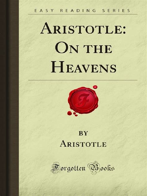 Aristotle on the Heavens - 9781605063348