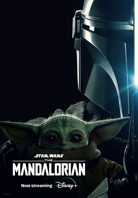 Din Djarin and Grogu | The Mandalorian | Season 3 | Promotional poster ...