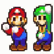 Mario Luigi Dancing GIF - Mario Luigi Dancing Pixels - Découvrir et partager des GIF