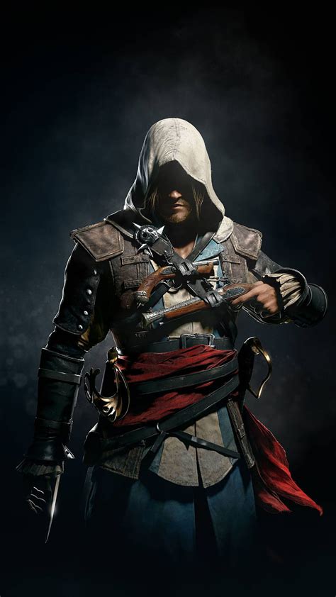 Assassins Creed IV, apple, black, flag, iphone, plus, HD phone wallpaper | Peakpx