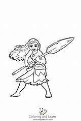 Moana Coloring Pages FREE 2025  And Learn sketch template