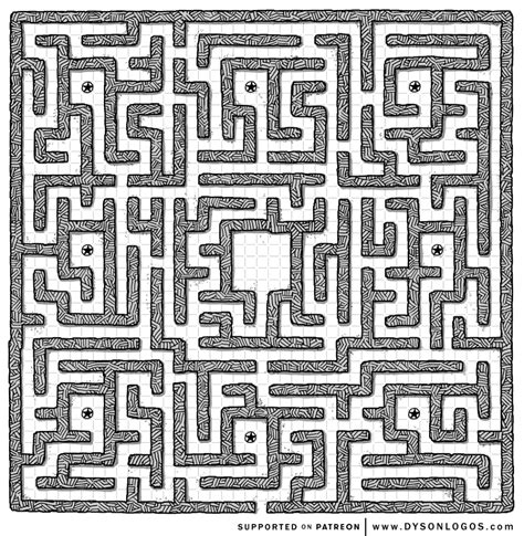 The Minotaur's Maze | Dyson Logos | Maze design, The minotaur, Maze