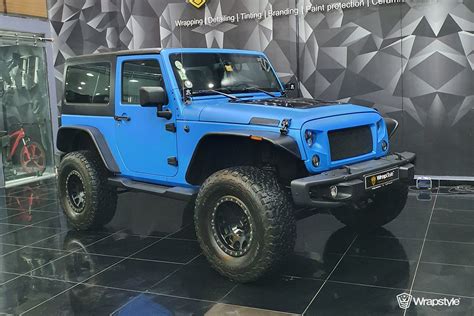 Jeep Wrangler - Blue Wrap | WrapStyle