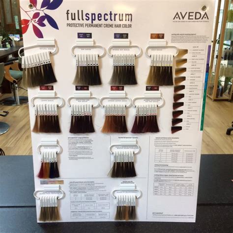 Aveda Hair Color Chart Full Spectrum