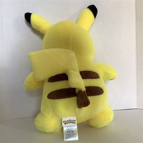 Mavin | Pokemon Pikachu 18 inch PLUSH STUFFED TOY YELLOW BABW Build a ...