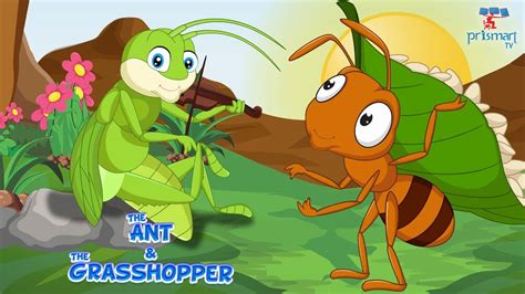 Classic Cartoons The Grasshopper And The Ants Story - Draw-level