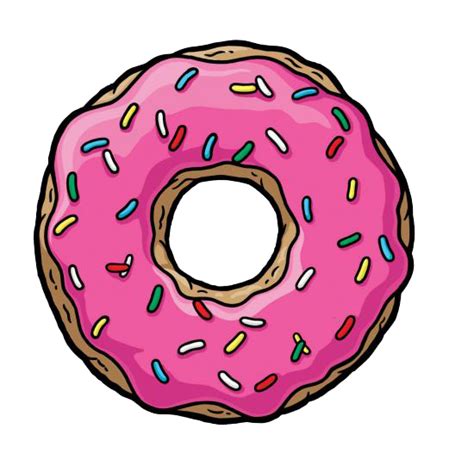 Donuts Simpsons, The Simpsons, Homer Simpson Donuts, Cute Donuts, Pink ...