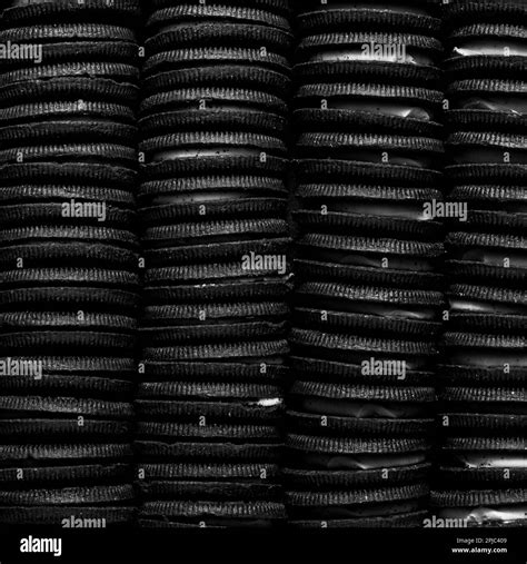 Oreo wafer Black and White Stock Photos & Images - Alamy