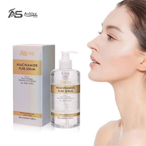 Ashley Niacinamide Pure Serum 2n1 Face And Body Whitening And Hydrating 520ml. | Shopee Philippines