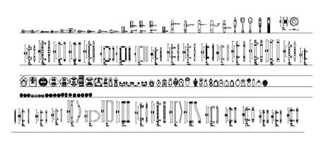 Glass Door Handle Autocad Block - Glass Door Ideas