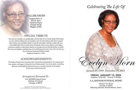 Evelyn Horn Obituary | AA Rayner and Sons Funeral Homes