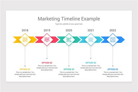 Marketing Timeline PowerPoint Template | Nulivo Market