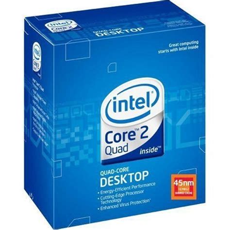 Intel Core 2 Quad Q9650 Processor 3.0 GHz 12 MB Cache Socket LGA775- Buy Online in United Arab ...