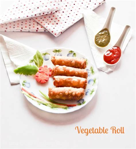 Vegetable Roll Recipe | How To Make Vegetable Roll