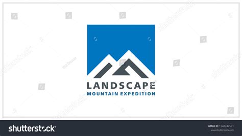 Mountain View Logo Design Inspiration Stock Vector (Royalty Free) 1542242591