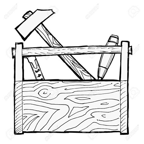 Tool Box Drawing at GetDrawings | Free download