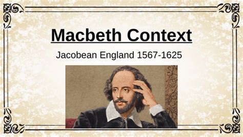 Macbeth Context | Teaching Resources