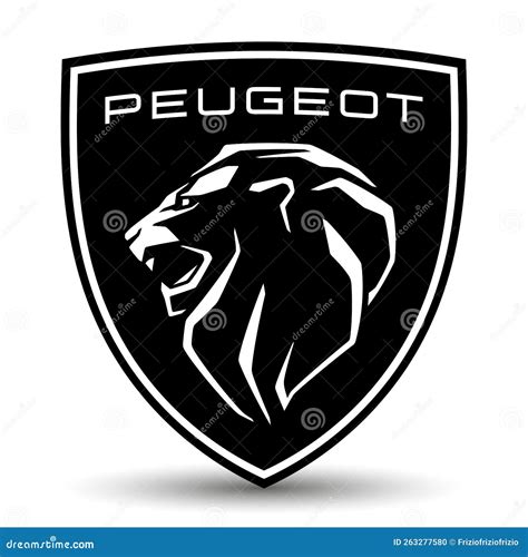 New Logo Brand Peugeot, French Car Industries Editorial Image ...