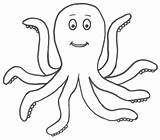 Octopus coloring Pages To Download And print For Free sketch template