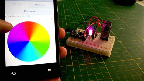 Arduino Bluetooth RGB LED control - YouTube