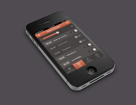 iPhone Alarm Clocks App Design on Behance