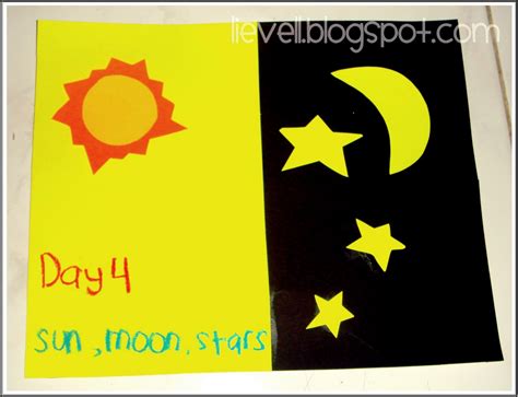 Simply-hood: God's Creation : Day 4 - Stars, Moon and Sun