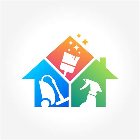 House Cleaning Business Symbol Design 561774 Vector Art at Vecteezy