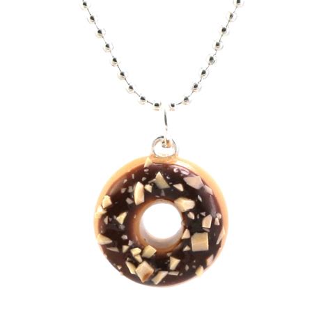 Scented Chocolate Nut Donut Necklace – Tiny Hands