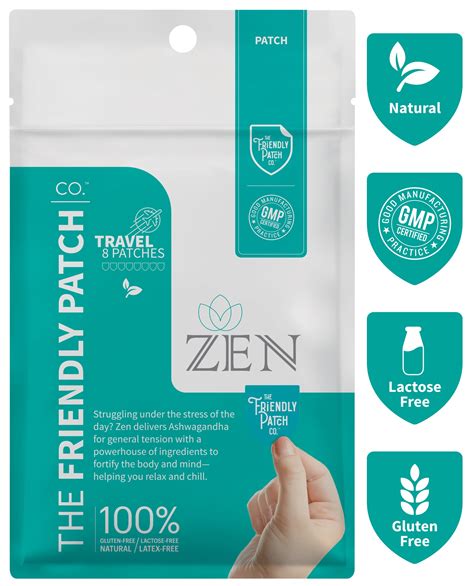 Relax and Destress with the Zen Patch from The Friendly Patch - Natural Ingredients for Calming ...