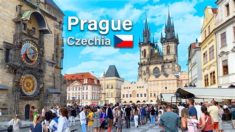 Prague 4K Old Town - walk through the best parts of downtown - YouTube