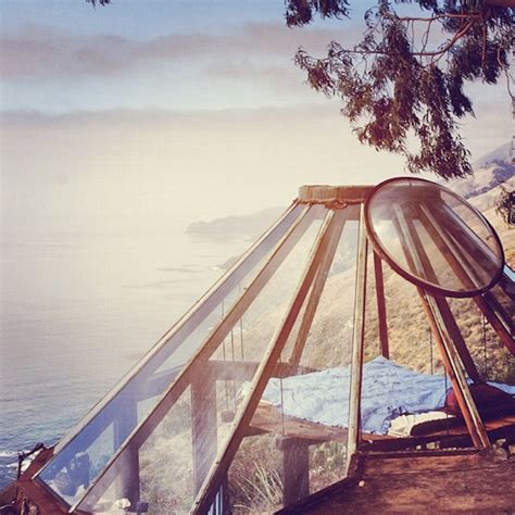 Glass Domed Greenhouse Hut in Big Sur, California by Mickey Muennig - Homeli