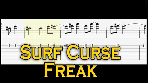 Surf Curse - Freaks (Guitar Tutorial) Tabs With Sheets - YouTube