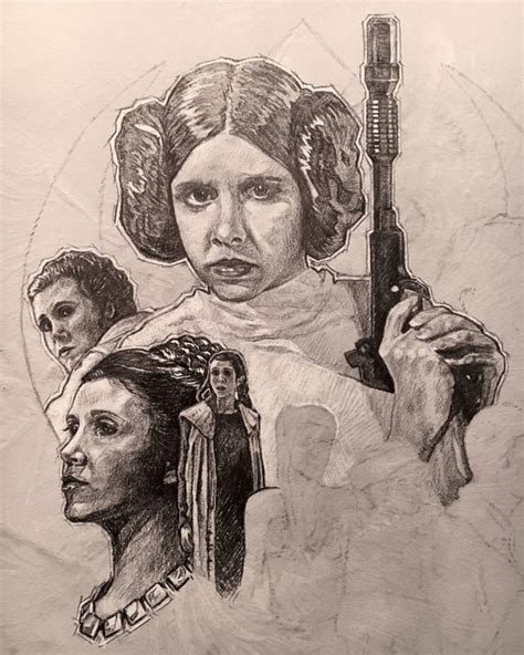 [FanArt] Princess Leia Tribute : r/StarWars