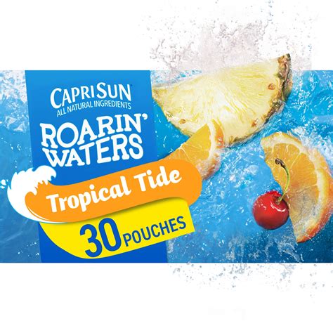 Capri Sun Roarin' Waters Tropical Tide Naturally Flavored Water ...