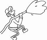Firefighter With Axe Coloring Page  Free Printable Pages For Kids sketch template