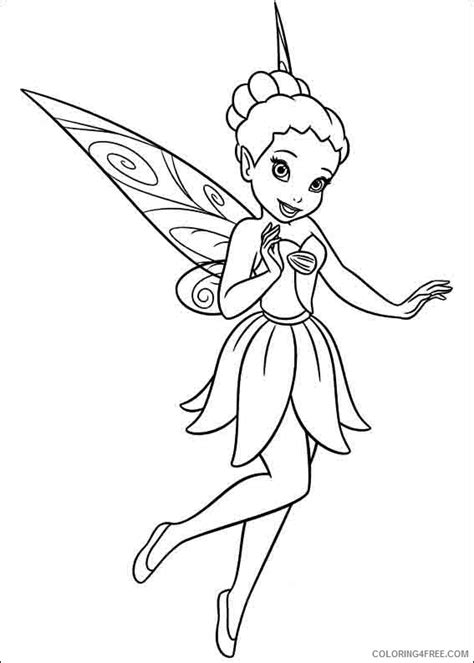 Tinker Bell A Winter Story Coloring Pages Printable Coloring4free - Coloring4Free.com