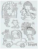 Penny Black 30 111 Mimi At Play Clear Stamp  black Stamps sketch template