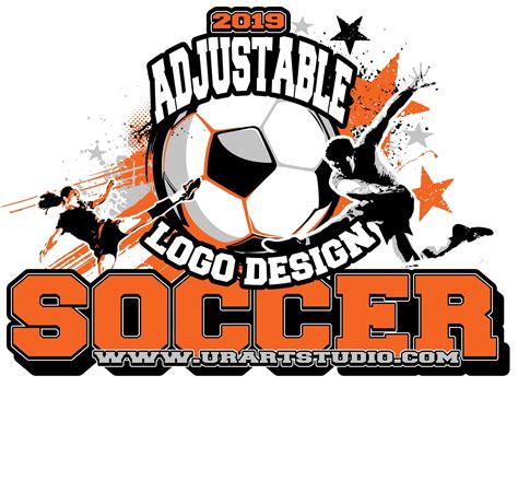 SOCCER ADJUSTABLE VECTOR LOGO DESIGN FOR PRINT AI EPS PDF 1001 ...