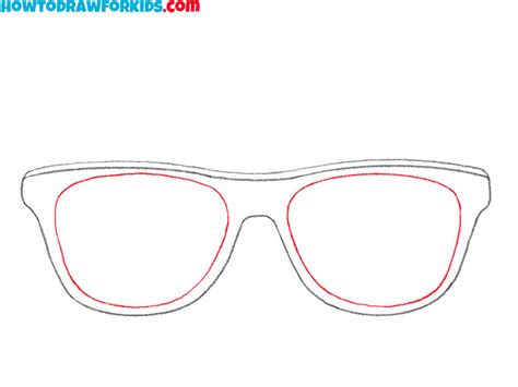 How to Draw Sunglasses - Easy Drawing Tutorial For Kids