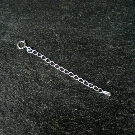 Sterling Silver Necklace Extender Chain Extender Necklace | Etsy