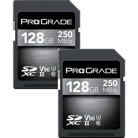 ProGrade Digital 128GB UHS-II SDXC Memory Card PGSD128GBCJ2BH