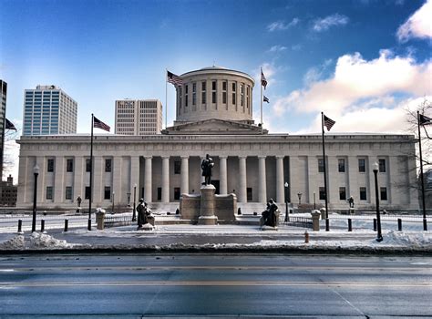 Winter at the Ohio Statehouse : r/Columbus