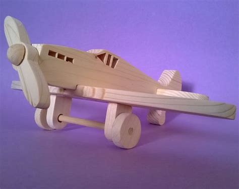 Avión de madera de madera de juguetes para niños "Spitfire" (código GIO004) | Wooden airplane ...