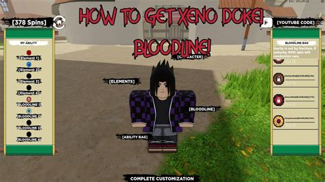 How To Get Xeno Dokei Bloodline! | Shindo Life Roblox - YouTube