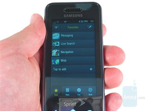 Samsung Instinct Review - PhoneArena