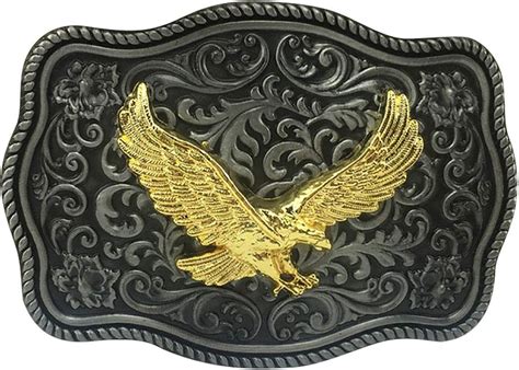 Zoylink Western Belt Buckle Creative Simple Belt Buckle Metal Belt Buckle for Men: Amazon.co.uk ...