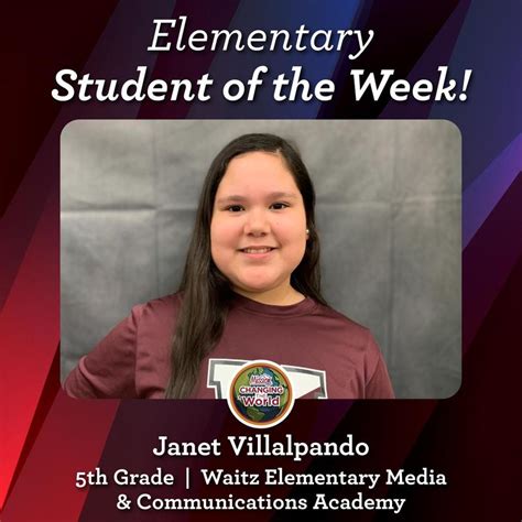 Elementary Student of the Week | Mission Consolidated Independent School District